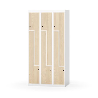 Novis Z garderobeskab lige topplade 6 rum B90 cm