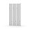 Novis Z garderobeskab lige topplade 6 rum B90 cm