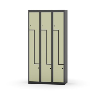 Novis Z garderobeskab lige topplade 6 rum B90 cm