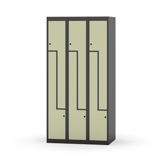 Novis Z garderobeskab lige topplade 6 rum B90 cm