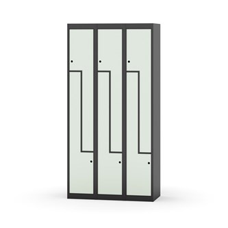Novis Z garderobeskab lige topplade 6 rum B90 cm