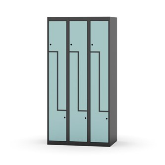 Novis Z garderobeskab lige topplade 6 rum B90 cm