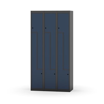 Novis Z garderobeskab lige topplade 6 rum B90 cm