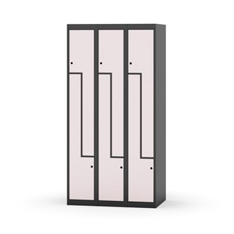 Novis Z garderobeskab lige topplade 6 rum B90 cm