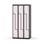 Novis Z garderobeskab lige topplade 6 rum B90 cm