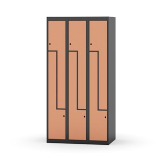Novis Z garderobeskab lige topplade 6 rum B90 cm