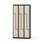 Novis Z garderobeskab lige topplade 6 rum B90 cm