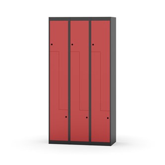 Novis Z garderobeskab lige topplade 6 rum B90 cm
