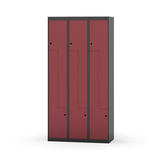 Novis Z garderobeskab lige topplade 6 rum B90 cm