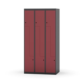 Novis Z garderobeskab lige topplade 6 rum B90 cm