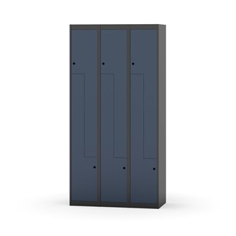 Novis Z garderobeskab lige topplade 6 rum B90 cm