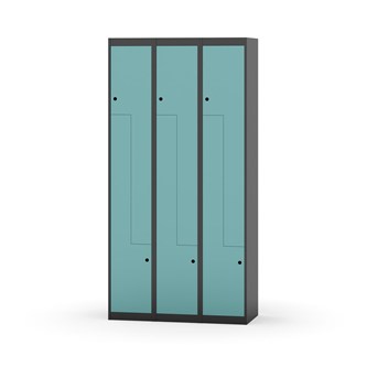 Novis Z garderobeskab lige topplade 6 rum B90 cm