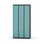 Novis Z garderobeskab lige topplade 6 rum B90 cm
