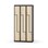 Novis Z garderobeskab lige topplade 6 rum B90 cm