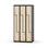 Novis Z garderobeskab lige topplade 6 rum B90 cm