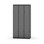 Novis Z garderobeskab lige topplade 6 rum B90 cm