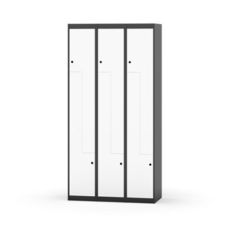 Novis Z garderobeskab lige topplade 6 rum B90 cm