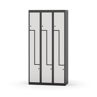 Novis Z garderobeskab lige topplade 6 rum B90 cm