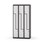 Novis Z garderobeskab lige topplade 6 rum B90 cm