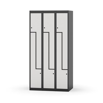 Novis Z garderobeskab lige topplade 6 rum B90 cm