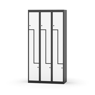 Novis Z garderobeskab lige topplade 6 rum B90 cm