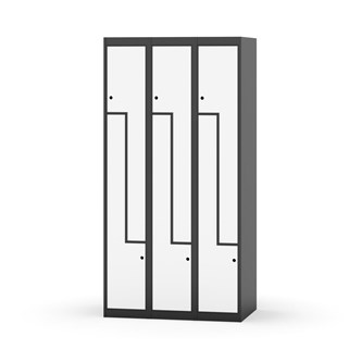 Novis Z garderobeskab lige topplade 6 rum B90 cm
