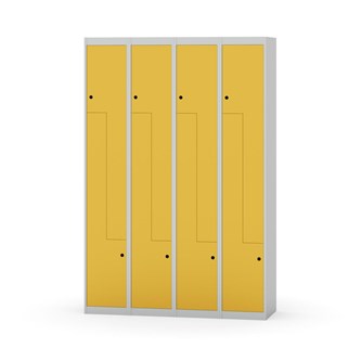 Novis Z garderobeskab lige topplade 8 rum B120 cm