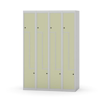Novis Z garderobeskab lige topplade 8 rum B120 cm