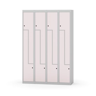 Novis Z garderobeskab lige topplade 8 rum B120 cm