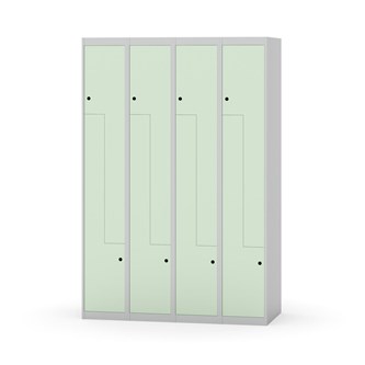 Novis Z garderobeskab lige topplade 8 rum B120 cm