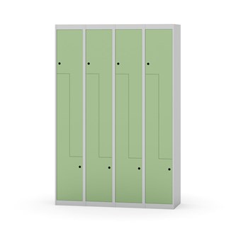 Novis Z garderobeskab lige topplade 8 rum B120 cm