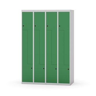 Novis Z garderobeskab lige topplade 8 rum B120 cm