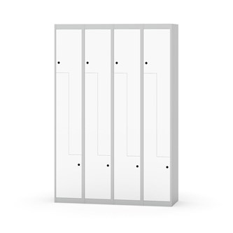 Novis Z garderobeskab lige topplade 8 rum B120 cm