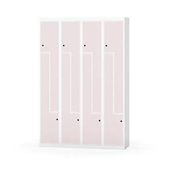 Novis Z garderobeskab lige topplade 8 rum B120 cm
