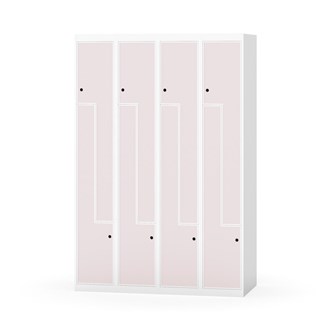 Novis Z garderobeskab lige topplade 8 rum B120 cm