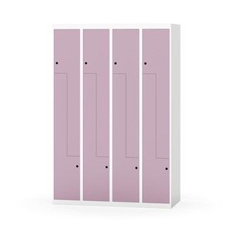 Novis Z garderobeskab lige topplade 8 rum B120 cm