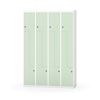 Novis Z garderobeskab lige topplade 8 rum B120 cm