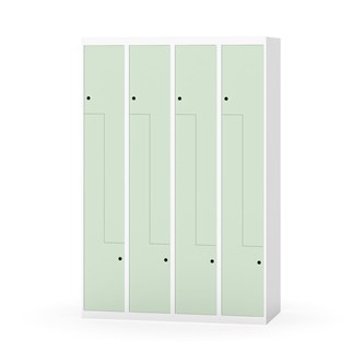 Novis Z garderobeskab lige topplade 8 rum B120 cm