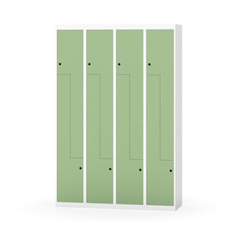 Novis Z garderobeskab lige topplade 8 rum B120 cm