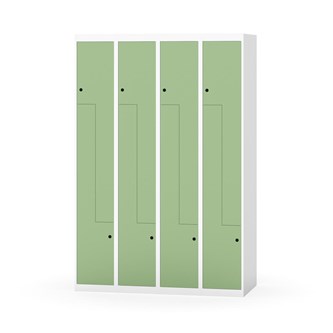 Novis Z garderobeskab lige topplade 8 rum B120 cm