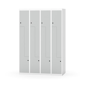 Novis Z garderobeskab lige topplade 8 rum B120 cm