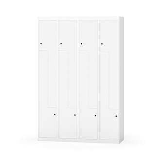 Novis Z garderobeskab lige topplade 8 rum B120 cm