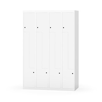 Novis Z garderobeskab lige topplade 8 rum B120 cm
