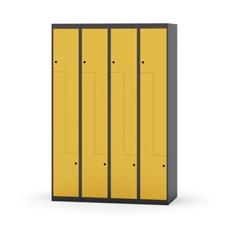 Novis Z garderobeskab lige topplade 8 rum B120 cm