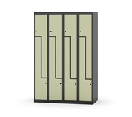 Novis Z garderobeskab lige topplade 8 rum B120 cm