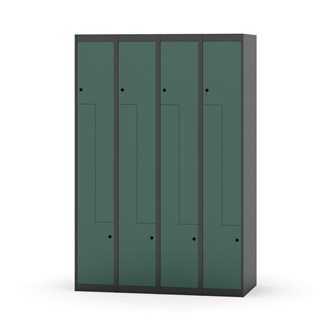 Novis Z garderobeskab lige topplade 8 rum B120 cm
