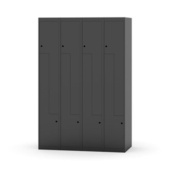 Novis Z garderobeskab lige topplade 8 rum B120 cm
