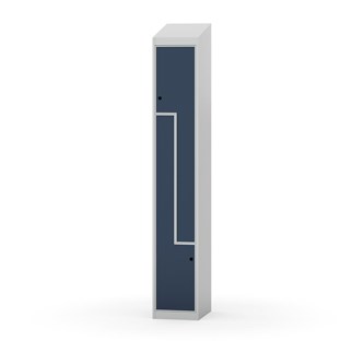 Novis Z garderobeskab skrå topplade 2 rum B30 cm