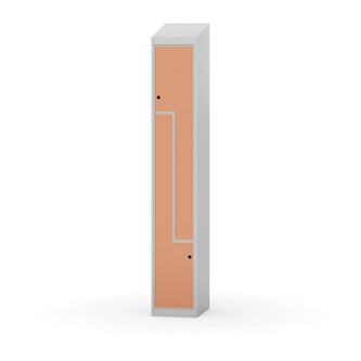 Novis Z garderobeskab skrå topplade 2 rum B30 cm