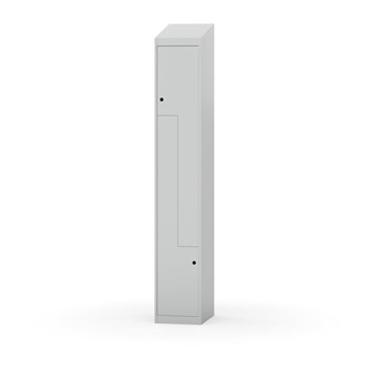 Novis Z garderobeskab skrå topplade 2 rum B30 cm